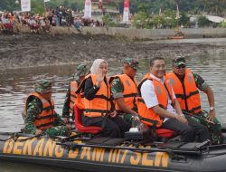 KASAD Jenderal Maruli Tinjau Situ Bagendit, Pembersihan Eceng Gondok Sudah Lebih dari 35%