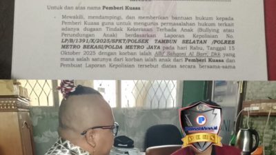 Kuasa Hukum Keluarga Korban Bullying Datangi SMPN 1 Tambun Selatan, Desak Sekolah Lebih Serius Tangani Kasus